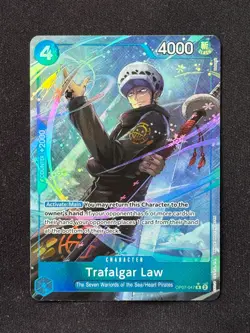 Trafalgar Law (OP07-047 R) Alternate Art ENGLISH - One Piece Card Game - Image 1