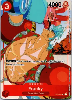 Franky (Gift Collection 2023) UC One Piece Promotion Cards OP01-021 NM - Image 1