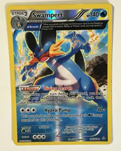Pokemon TCG Swampert Alpha Holo Card 36/160 Rare 2015 Primal Clash Series - Image 2