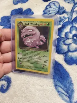 Dark Weezing 31/82 - Pokemon Team Rocket Unlimited Rare Card WOTC MOD Play - Image 1