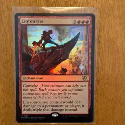 City On Fire Promo Pack: March of the Machine Foil - Image 1