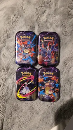 Pokemon TCG: Mega Evolutions - Mega Heroes Mini Tin | x4 Tins | Brand New ✅ - Image 1