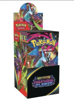 Pokemon TCG: Mega Evolution-Phantasmal Flames Booster Display (18 Booster Packs) - Image 1