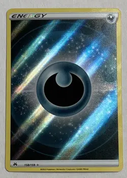 Pokemon Crown Zenith Dark Energy 158/159 Textured Full Art Holo NM - Image 1