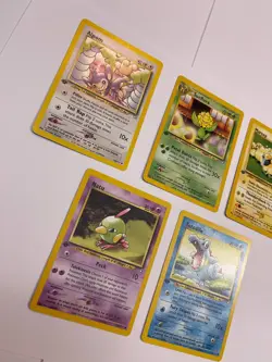 First 1st Edition Pokemon Neo Genesis Lot Sunflora Mareep Aipom Natu Totodile - Image 2