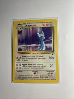 Dragonair Base Set 2 22/130 Rare Non Holo Vintage Pokemon Card - Image 1