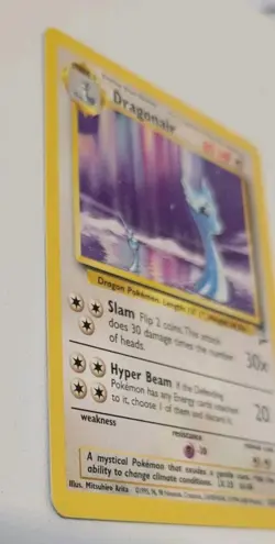 Pokemon TCG Base Set 2 Dragonair #22/130 Non-Holo Rare WOTC Vintage HP80 - Image 2