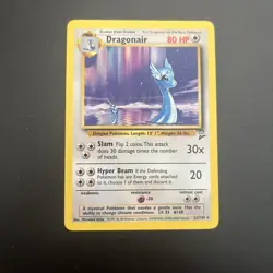 Dragonair Base Set 2 Excellent 22/130 Rare Non Holo Pokemon Card 2000 - Image 1
