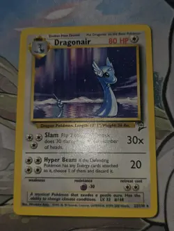 Dragonair Base Set 2 Excellent 22/130 Rare Non Holo Pokemon Card 2000 - Image 3