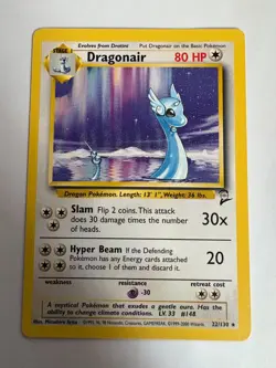 Dragonair - 22/130 - Pokemon Base Set 2 Rare Card WOTC - Image 1