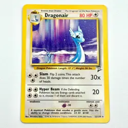 Dragonair 22/130 Lightly Played++ Base Set 2 Rare Non Holo Vintage Pokemon TCG - Image 1