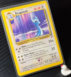 Vintage Pokemon TCG - Dragonair 22/130 Base Set 2 Rare - WOTC Era - NM / VLP - Image 1