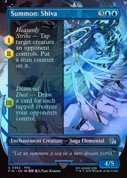 Summon: Shiva (Borderless) - Foil - MTG Cards Shop - Image 1
