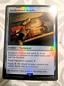FOIL Brotherhood Regalia #0071 MTG Assassin's Creed Uncommon NM/M English NP - Image 3