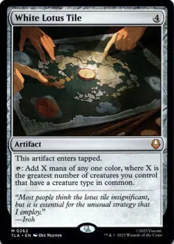 White Lotus Tile Avatar: The Last Airbender Magic MTG NM - Image 1