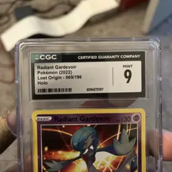2022 Pokemon Lost Origin # 069 Radiant Gardevoir CGC 9 English - Image 2