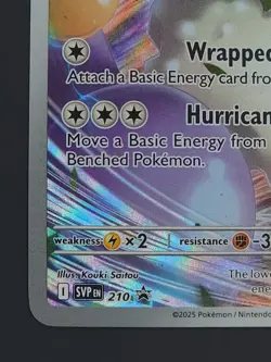 Tornadus 210 Pokemon Center Stamped Exclusive Promo Pokemon TCG - Image 4