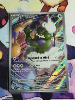 Pokemon TCG - Tornadus 210 NM - Pokemon Center Stamped Promo - Scarlet & Violet - Image 1