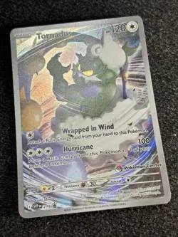 Tornadus SVP 210 Pokemon Center Exclusive ETB Stamped Promo TCG 2025 NM - Image 2