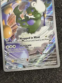 Tornadus SVP 210 Pokemon Center Exclusive ETB Stamped Promo TCG 2025 NM - Image 3