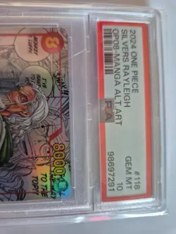 2024 One Piece SILVERS Rayleigh OP08 118 Manga ALT.Art - Image 3