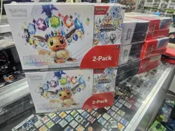 Pokemon TCG: Prismatic Evolutions ETB & Booster Bundle Costco 2-Pack - LOT OF 2 - Image 1