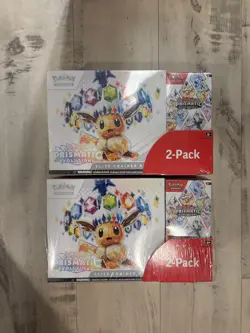 Pokemon TCG: Prismatic Evolutions ETB & Booster Bundle Costco 2-Pack - LOT OF 2 - Image 1