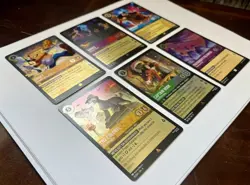 LOT (6) DISNEY LORCANA 🔶 Legendary Super Rare HOLO FOIL TCG CARDS Goofy/Hades - Image 3