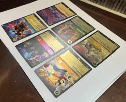 LOT (6) DISNEY LORCANA 🔶 Legendary Super Rare HOLO FOIL TCG CARDS Goofy/Hades - Image 4