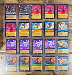 Disney Lorcana Fabled Lot Of 20 Legendary Cards All Pack Fresh & Into Protection - Image 1