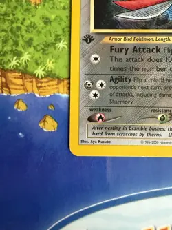 Pokemon Skarmory 1st Edition Neo Revelation 23/64 Non Holo Rare MP - Image 3