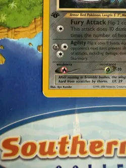 Pokemon Skarmory 1st Edition Neo Revelation 23/64 Non Holo Rare Heavily Played - Image 3