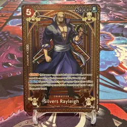 One Piece TCG Silvers Rayleigh OP11 SP Alternate Art English OP09-005 - Image 1
