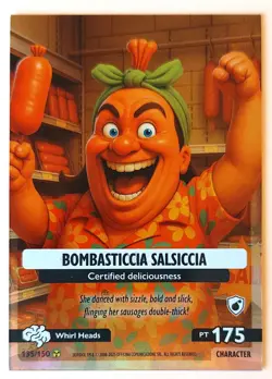 PANINI Skifidol Italian Brainrot - BOMBASTICCIA SALSICCIA #135 Trading Card - Image 1