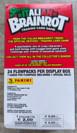 Panini Skifidol Italian Brainrot Trading Card Game Display 24 Booster Neu & OVP - Image 3