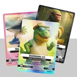 Skifidol Italian Brainrot -BOX 24 Bustine 14 Carte Trading Card Game Collezione - Image 3