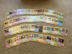 Pokemon TCG Card Lot Neo Discovery 60+ Card Lot! C/UC Mixed Condition WOTC - Image 1