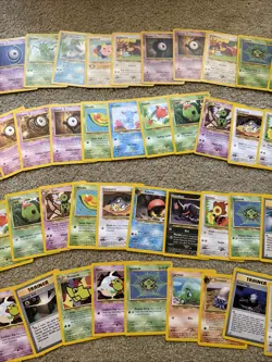 Pokemon TCG Card Lot Neo Discovery 60+ Card Lot! C/UC Mixed Condition WOTC - Image 3
