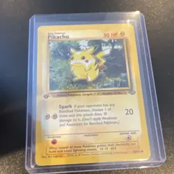 Pokemon Pikachu 60/64 Jungle 1st Edition Common Regular Card - Image 1