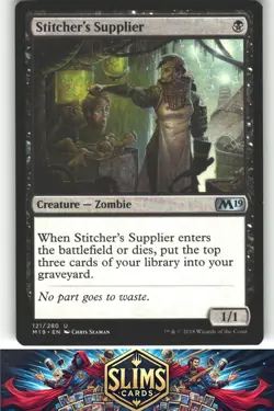 Stitcher's Supplier - Core Set 2019 - MTG - Uncommon - #121 - NM - Image 1