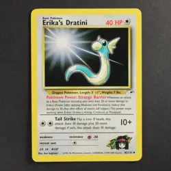 Erika's Dratini 42/132 Gym Heroes Pokemon TCG VG Condition - Image 1