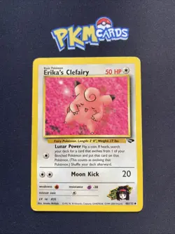 Pokemon TCG Erika's Clefairy Gym Challenge 40/132 Regular MP. - Image 1