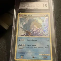 CGC 10 GEM MINT Gyarados 007/034 English Pokemon TCG Classic Holo Blastoise Deck - Image 2