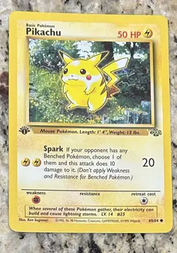 Pokemon TCG Pikachu 60/64 1st Edition Jungle - Image 2
