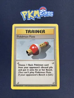Pokemon TCG Pokemon Flute Base Set 86/102 Regular MP. - Image 1