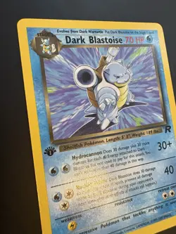 Pokemon TCG - Team Rocket 1st Edition - Dark Blastoise #20 - Non Holo Rare - MP - Image 2