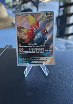 Pokemon TCG Slither Wing Illustration Rare Card 203/182 Sv04: Paradox Rift NM - Image 1