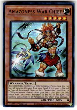 Yu-Gi-Oh! Amazoness War Chief Ultra Rare 1st Edition MP23-EN221 NM - Image 1
