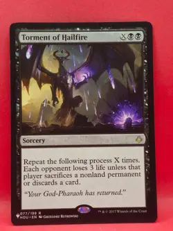Mint/Near-Mint, English - 1 x MTG Torment of Hailfire Mystery Booster/The list - Image 1