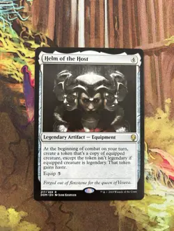 MTG Helm of the Host Dominaria NM - Image 1